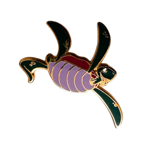 Disney Little Mermaid Ocean Friends Dancing Turtle Pin