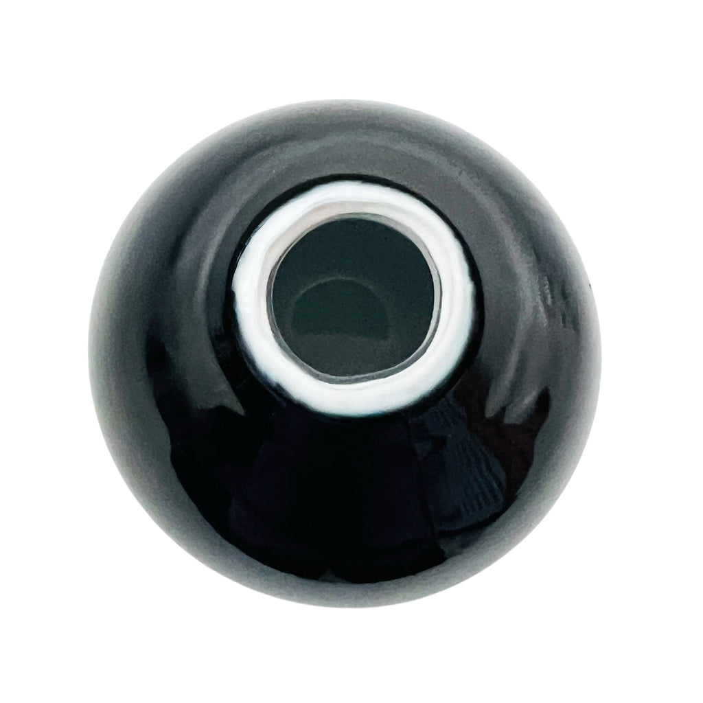 Vintage MCM Modern Black Miniature Bud Vase