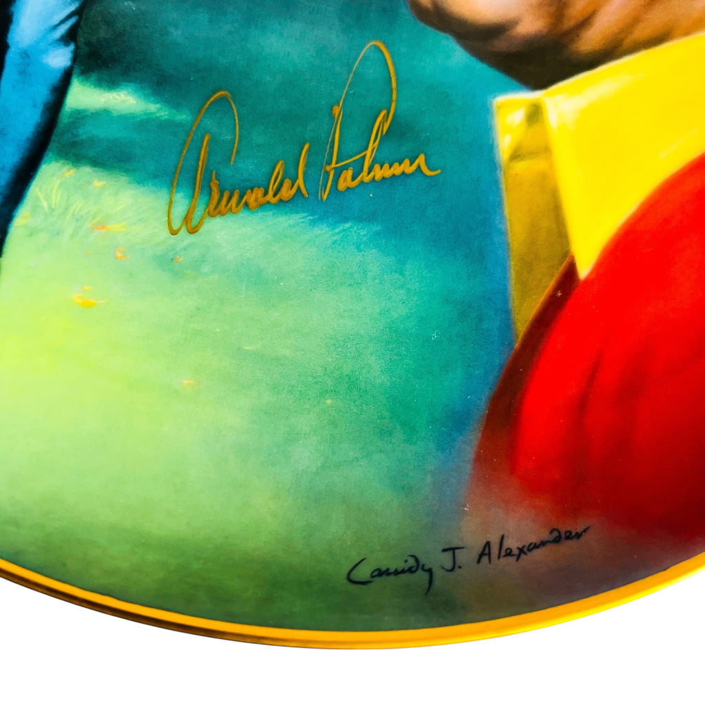 Arnold Palmer Athlete of the Decade by Hackett Golf Legend Decorative Plate