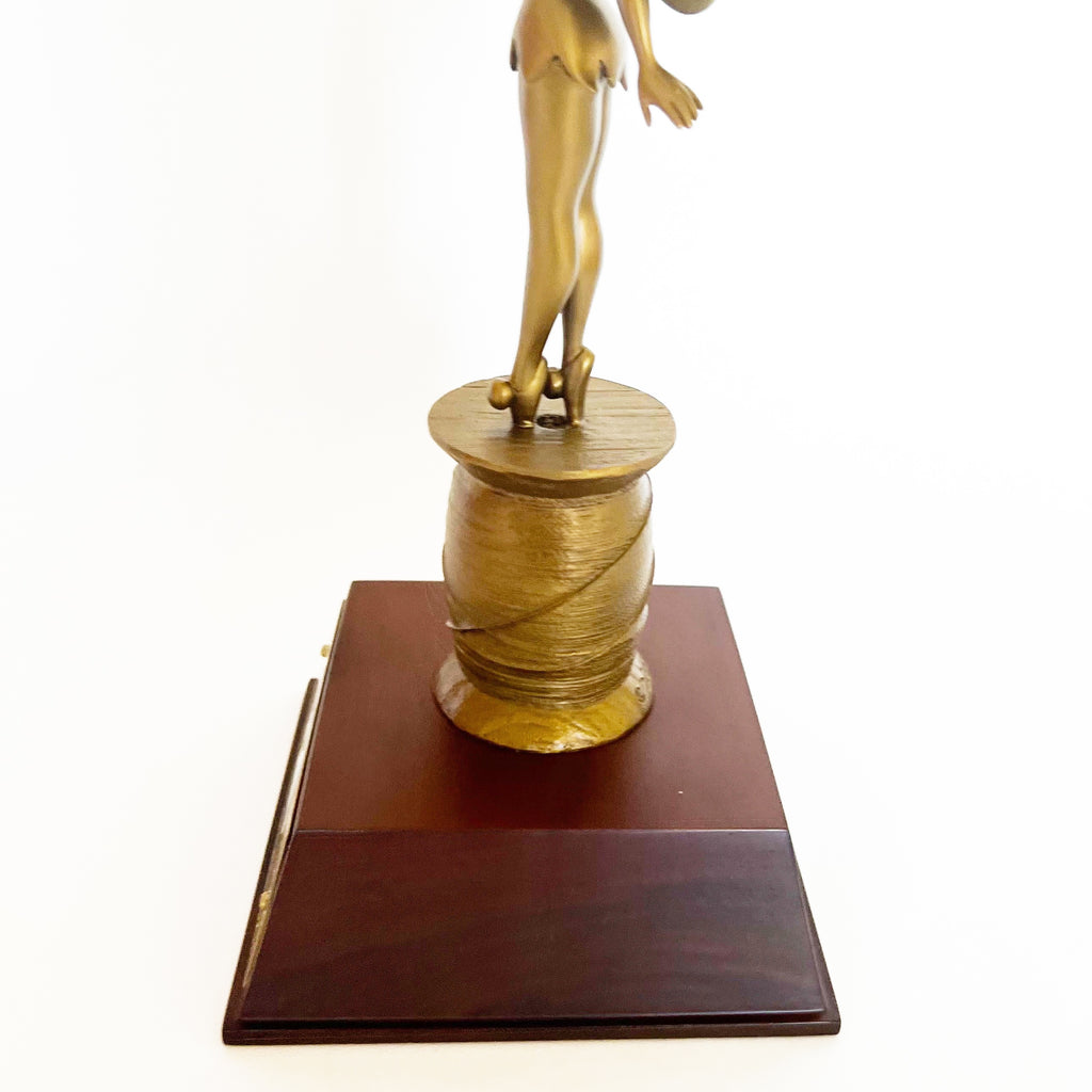 Disney Bronze Tinkerbell Statue 25 Year Cast Member Service Award