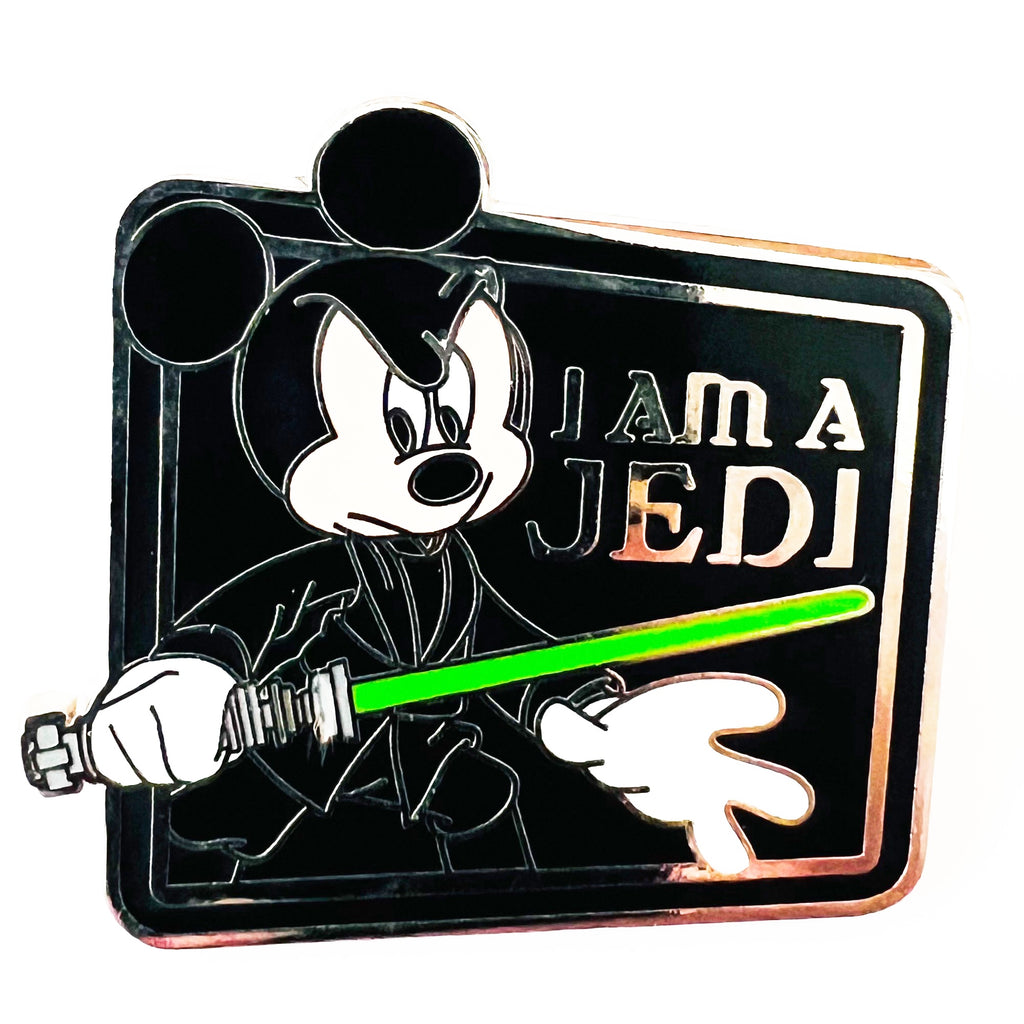 Disney Mickey Mouse As Jedi Luke Skywalker Pin