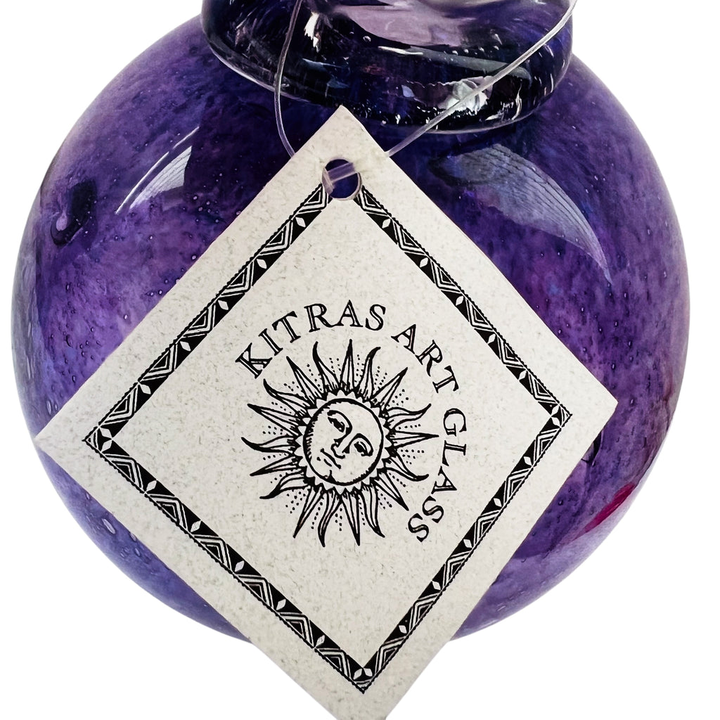Kitra’s Art Glass Hanging Ball Sphere Ornament