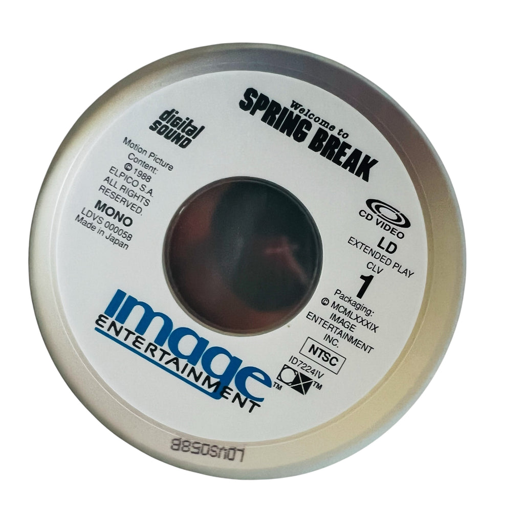 Welcome to Spring Break Nightmare Beach Laserdisc Movie