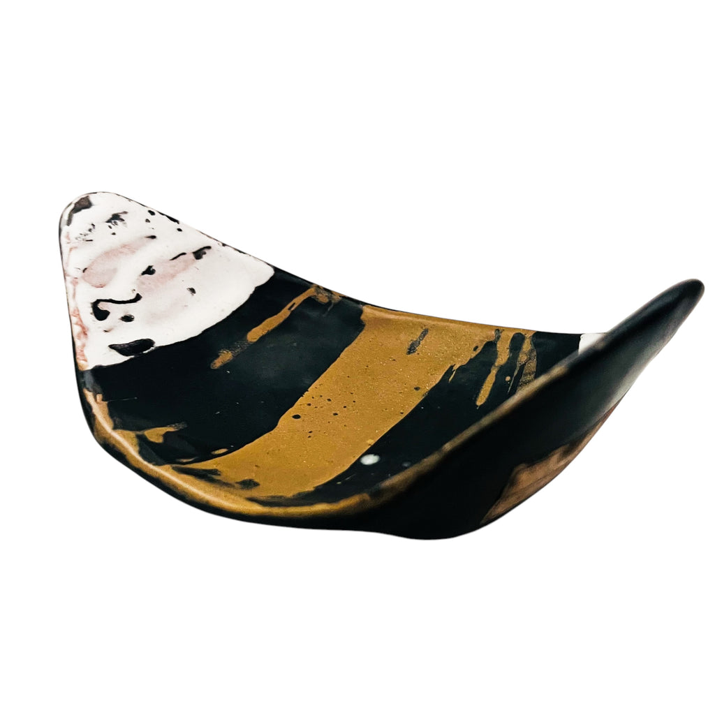 Gorka Livia Art Pottery Signed Trinket Tray Bowl