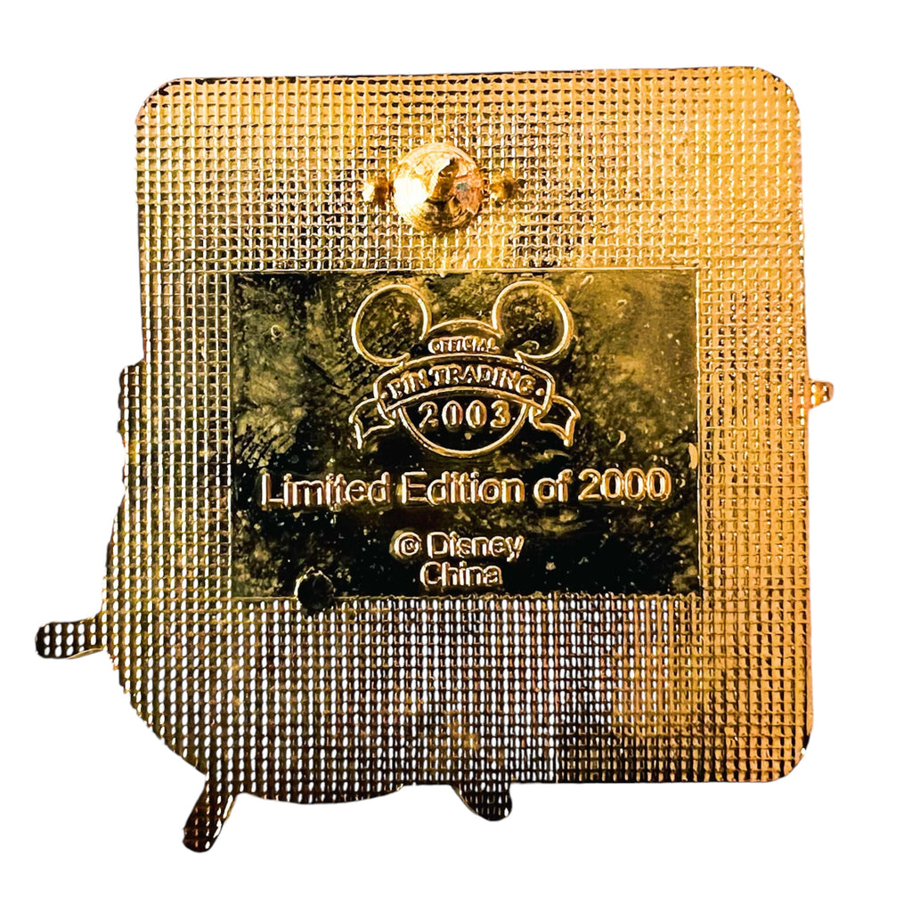 Disneyland Pirates Of The Caribbean Skeleton Wheel Ship Limited Edition 2000 Pin