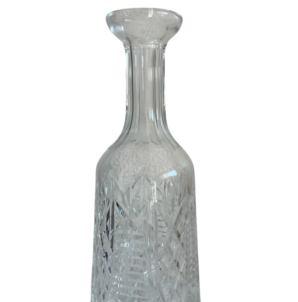 Vintage Waterford Cut Crystal Carafe Decanter - Clear Glass