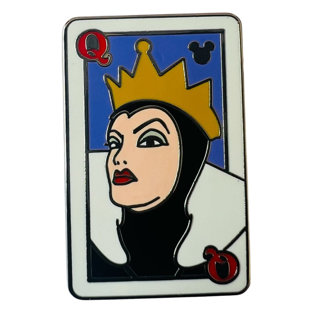 Disney Evil Queen Playing Card Hidden Mickey Pin