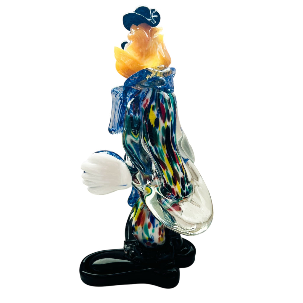 Vintage Murano Art Glass Hand Blown Clown Figurine