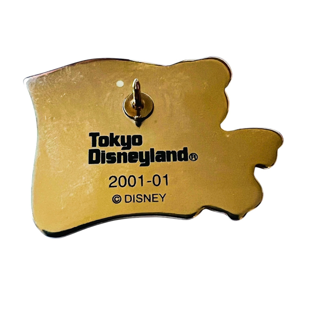 Disney TDL 2001 Calendar Mickey Mouse January Calendar Tokyo Disneyland Resort Pin