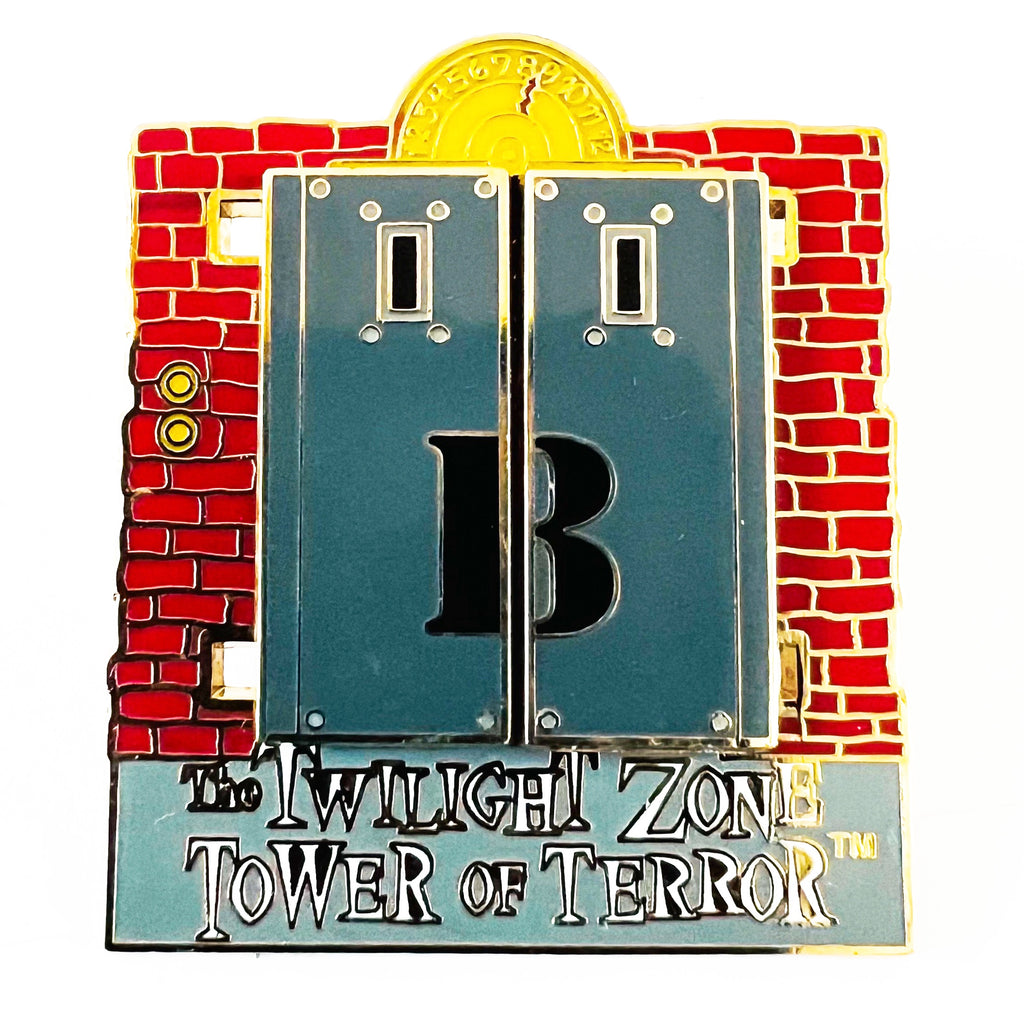 Disney Tower Of Terror The Twilight Zone Bell Boy Stitch Elevator sliding Pin