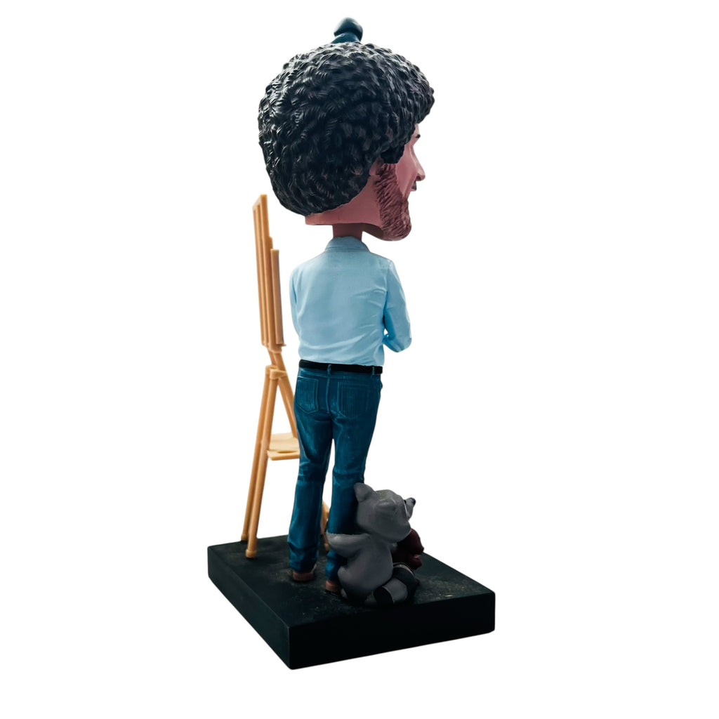 Bob Ross Artist Figurine with Easel Limited Editions Bobble Head