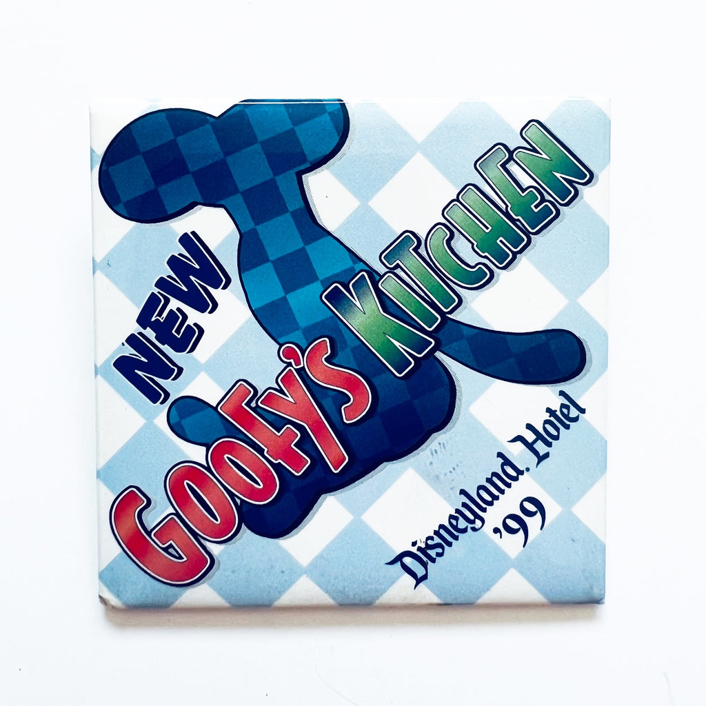 Vintage Disneyland Hotel Goofy’s Kitchen 1999 Pinback Button