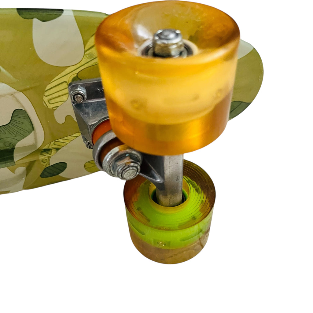 Sunset Skateboard Co. Camo Led Lighted Wheels Skateboard