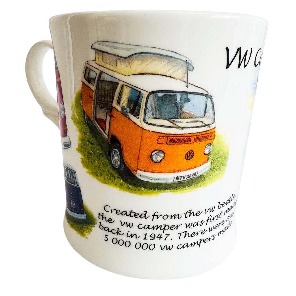 LSC Quality Giftware Fine Bone China VW Camper Coffee Cup Mug