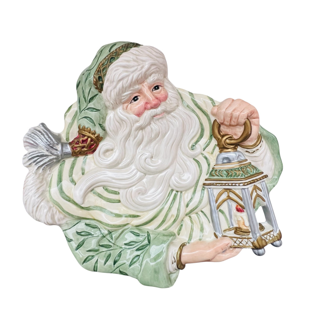 Fitz And Floyd Santa Claus Holiday Christmas Plate