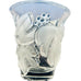 Vintage Lalique Clear Crystal Samur Frosted Leaves & Grapes Vase