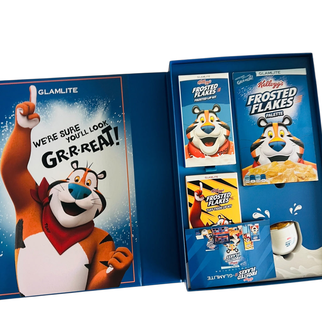 Glamlite x Kellogg’s Frosted Flakes PR Box Full Collection Makeup Set