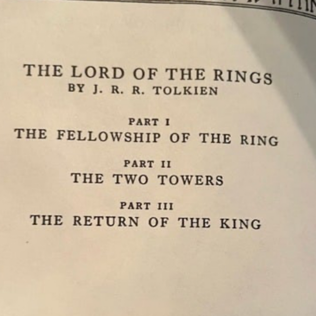The Lord of the Rings Hardcover 2nd Edition 1965