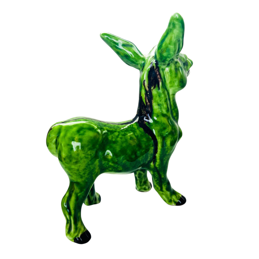 Vintage Italian Pottery Donkey Italy Figurine