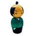 Usaburo Kokeshi Round Head Series Samurai Wood Craft Doll