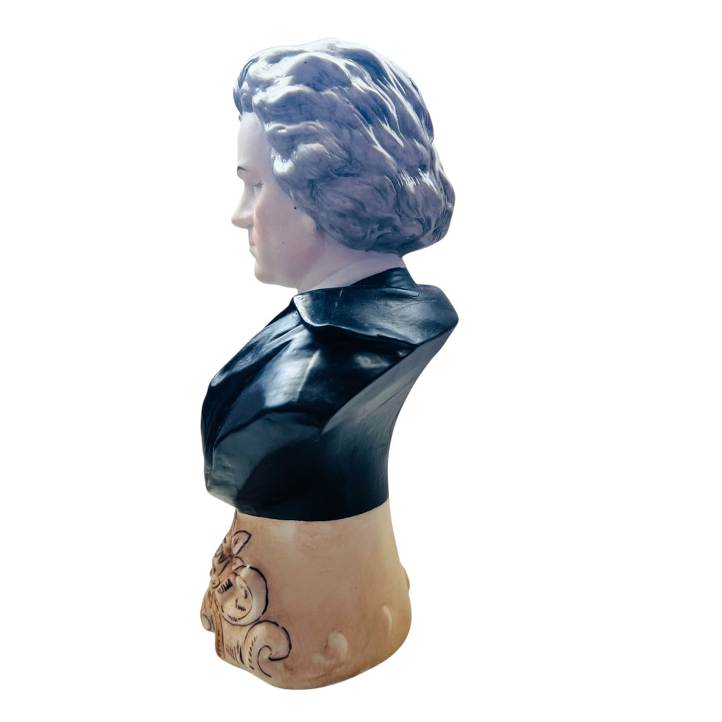 Vintage Beethoven Porcelain Bust Figurine