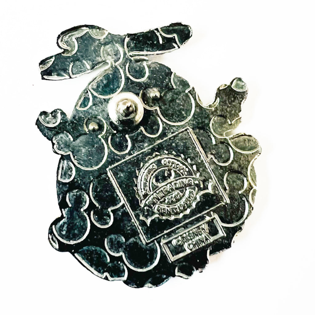 Disney Donald Duck Nerd Red Glasses & Spinning Hat Pin