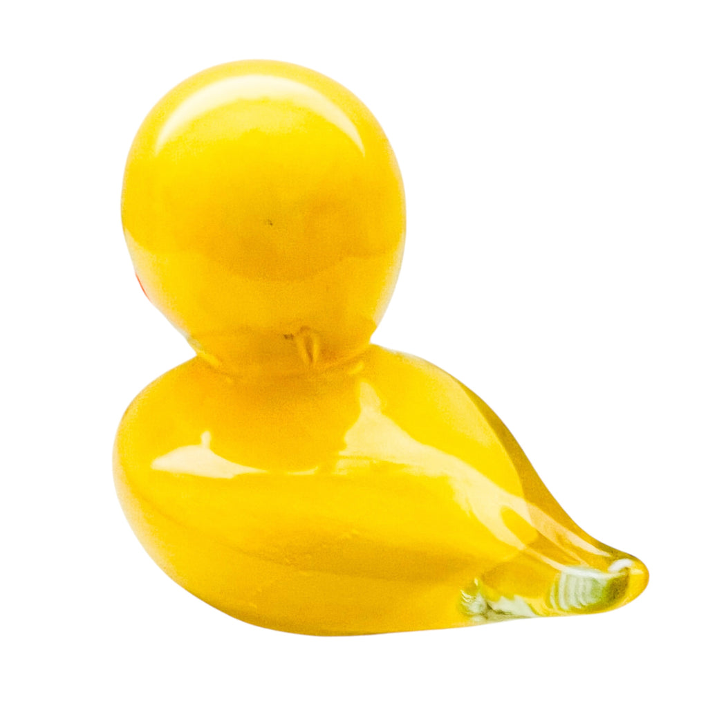 Vintage Rubber Ducky Blown Art Glass Figurine