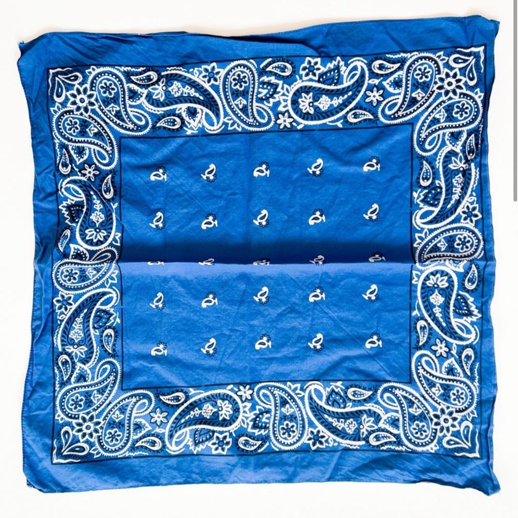 Vintage Color Fast USA 100% Cotton Bandana