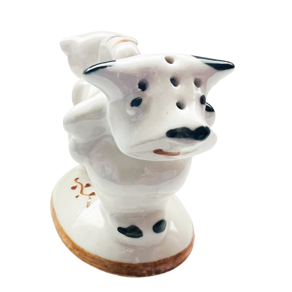 Vintage Double Sided Cat & Dog Salt & Pepper Handle Shaker