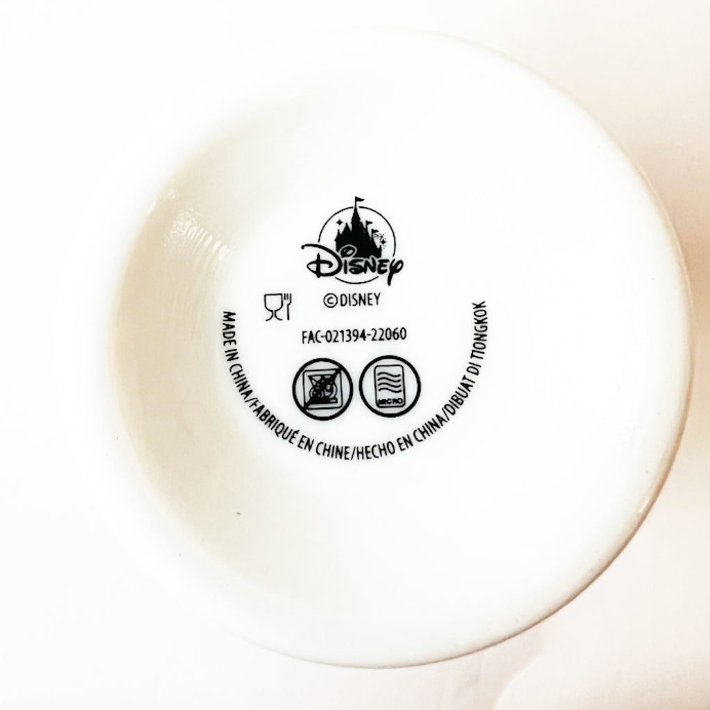 Disney Mickey Mouse Classic Pose White Milk Glass Pedestal Mug