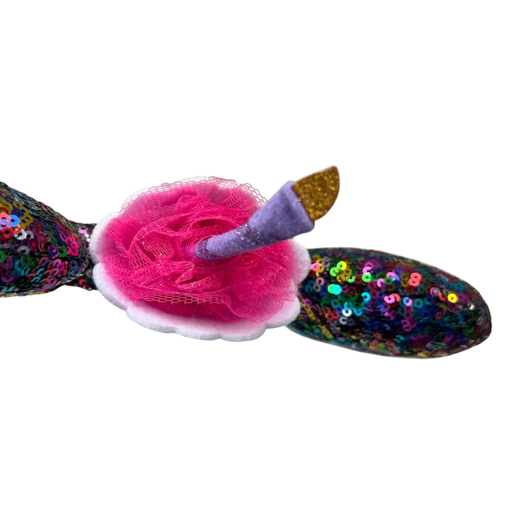 Disney Parks Minnie Mouse Happy Birthday Cake Sequin Ears Headband