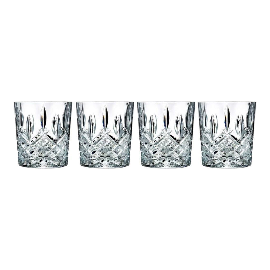 Waterford Marquis Markham Double Old Fashioned Glasses Set of 4