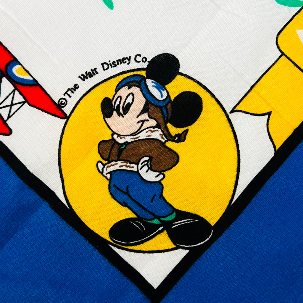 Vintage The Walt Disney Company Minnie and Daisy Cartoon Bandana Scarf