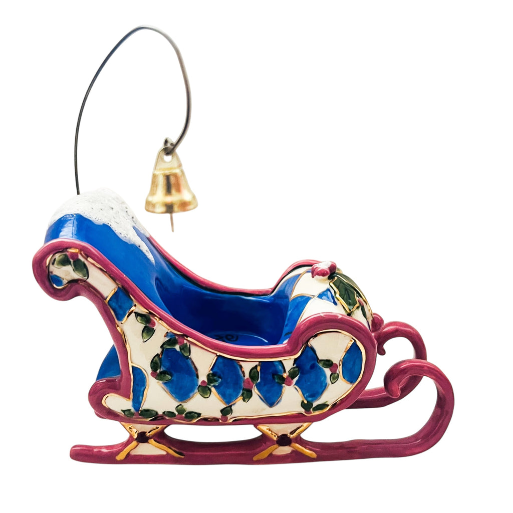 Vintage Heather Goldminc Blue Sky Sled Figure