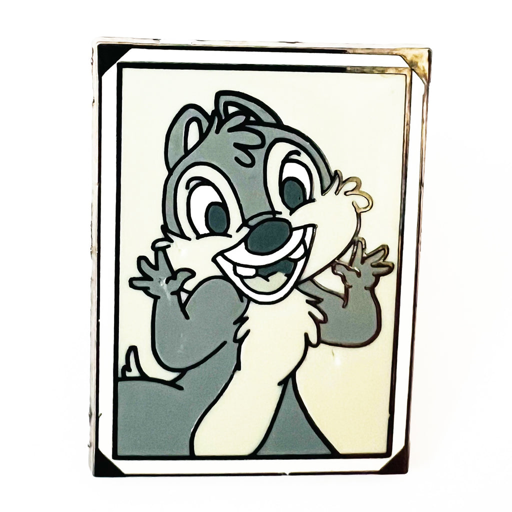 Disney Chip n Dale Black and White Snapshots Collection Limited Release Pin