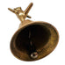 Vintage Brass Dancing Balancing Ballerina Bear Hand Bell