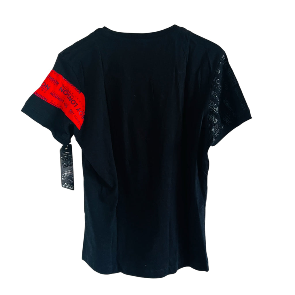 Boy London Black and Red Graphic T-Shirt