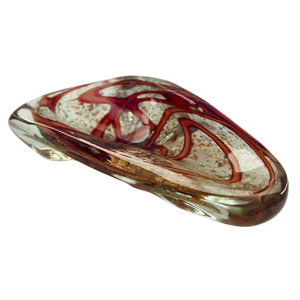 Vintage Vetreria Fratelli Toso Murano Aventurine Art Glass
