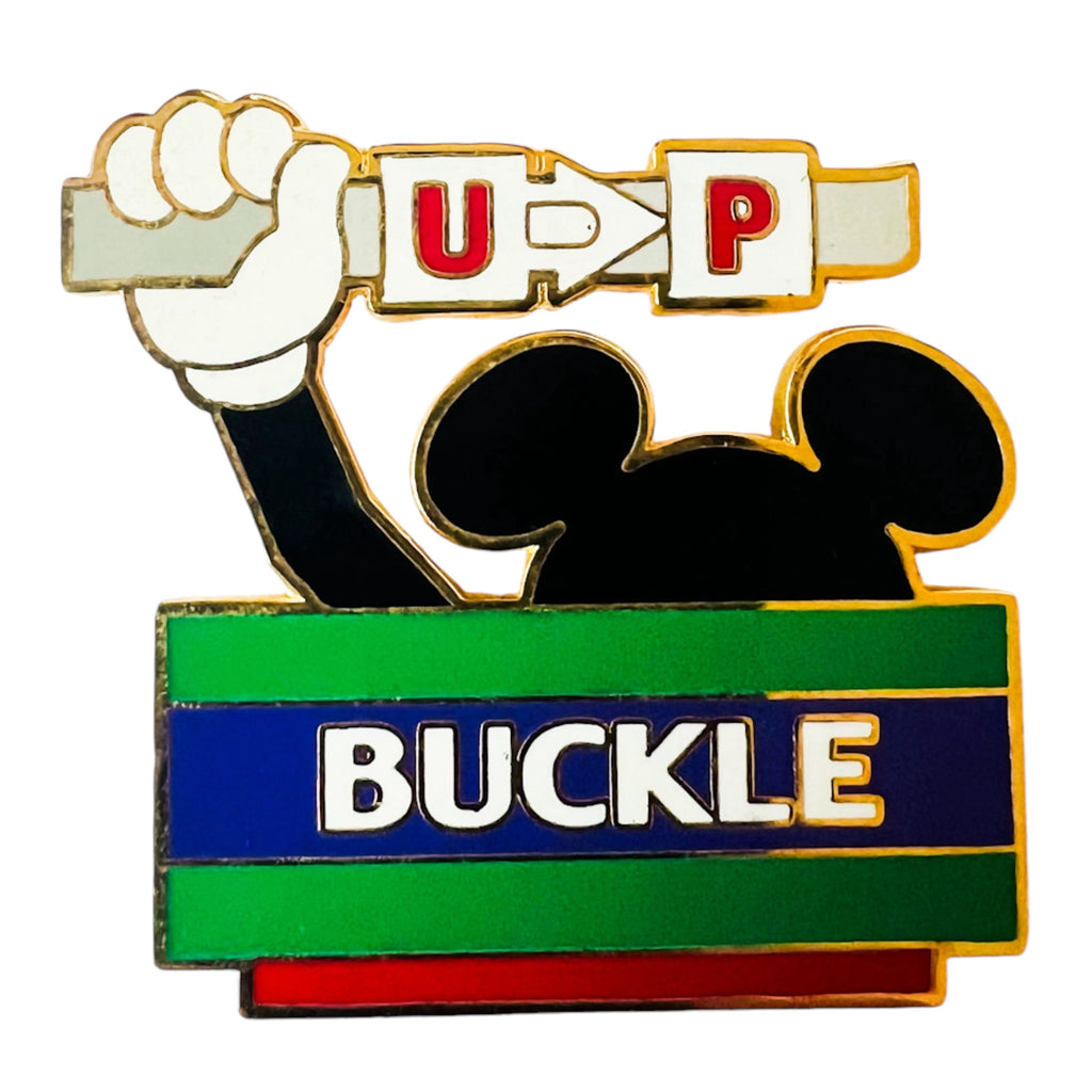 Disney Mickey Mouse Buckle Up Seat Belt Limited Edition Pin