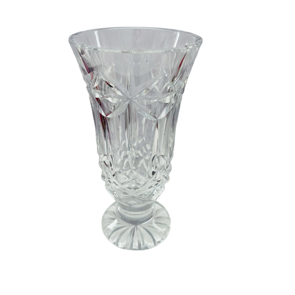 Vintage Waterford Crystal Pedestal Footed Vase