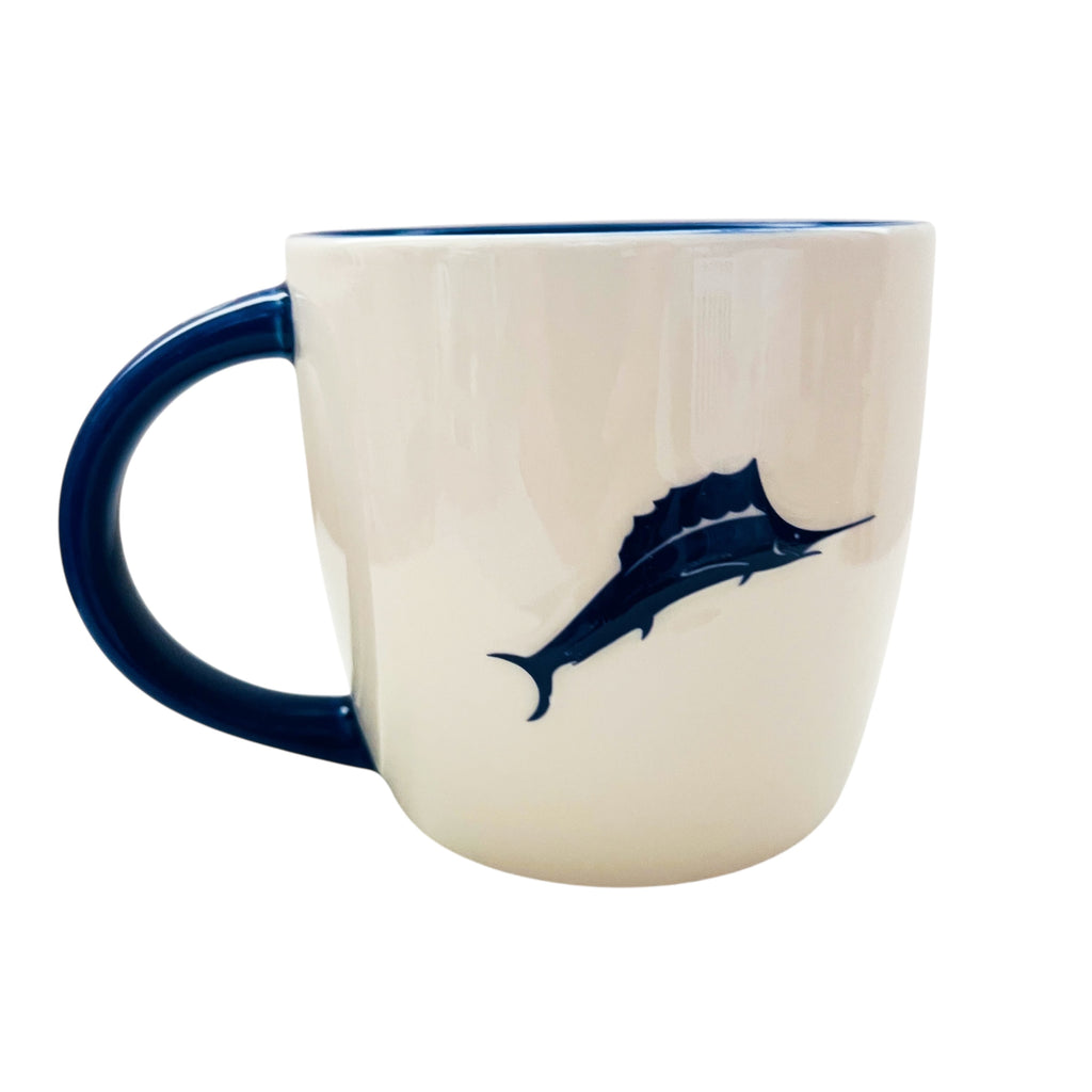 Tommy Bahama Raised Marlin Logo Coffee Mug