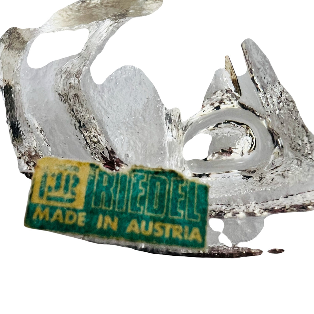 Riedel Austrian Lead Crystal Rocking Horse Figurine Paperweight