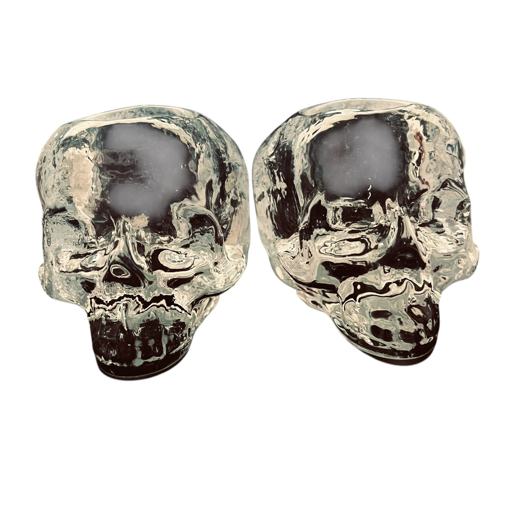 Kosta Boda Still Life Votive Clear Pair of Candle Holders