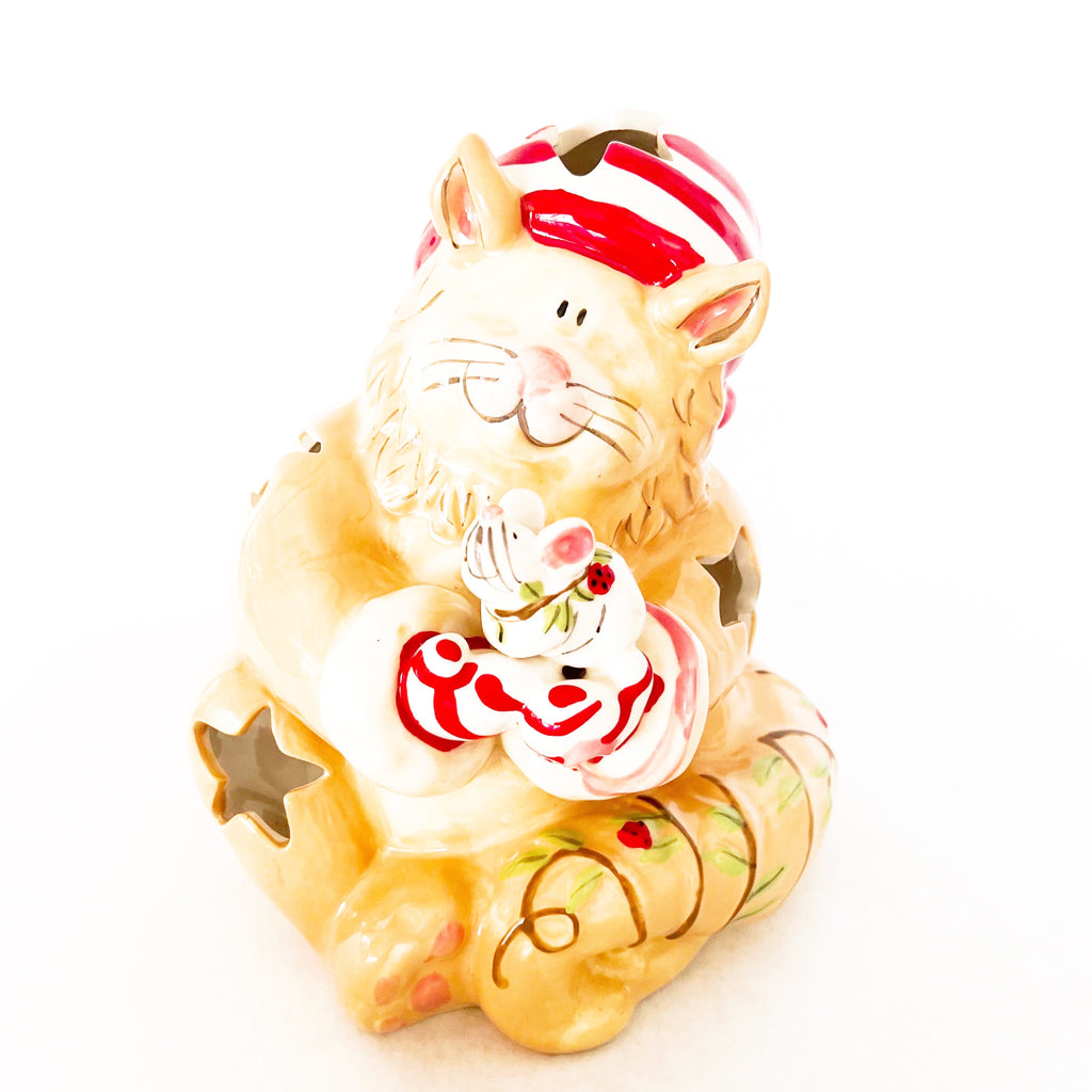 Blue Sky Clayworks By Heather Goldminc Tea light Candle Holder