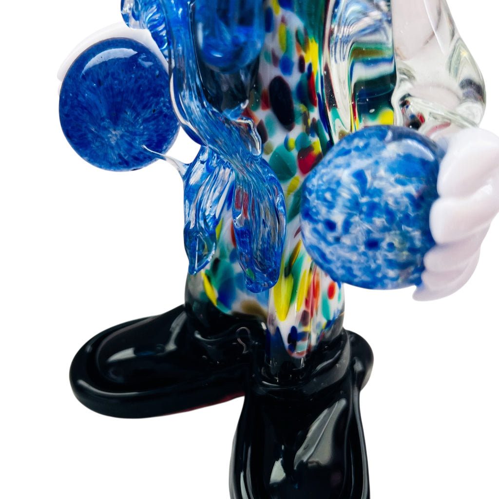 Vintage Murano Art Glass Hand Blown Clown Figurine