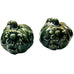 Vintage Green Pumpkins Salt & Pepper Shakers