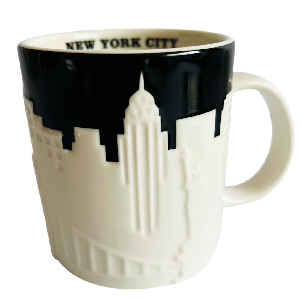 Starbucks New York City Collector Series 3D Skyline Taxi Cab Coffee Mug