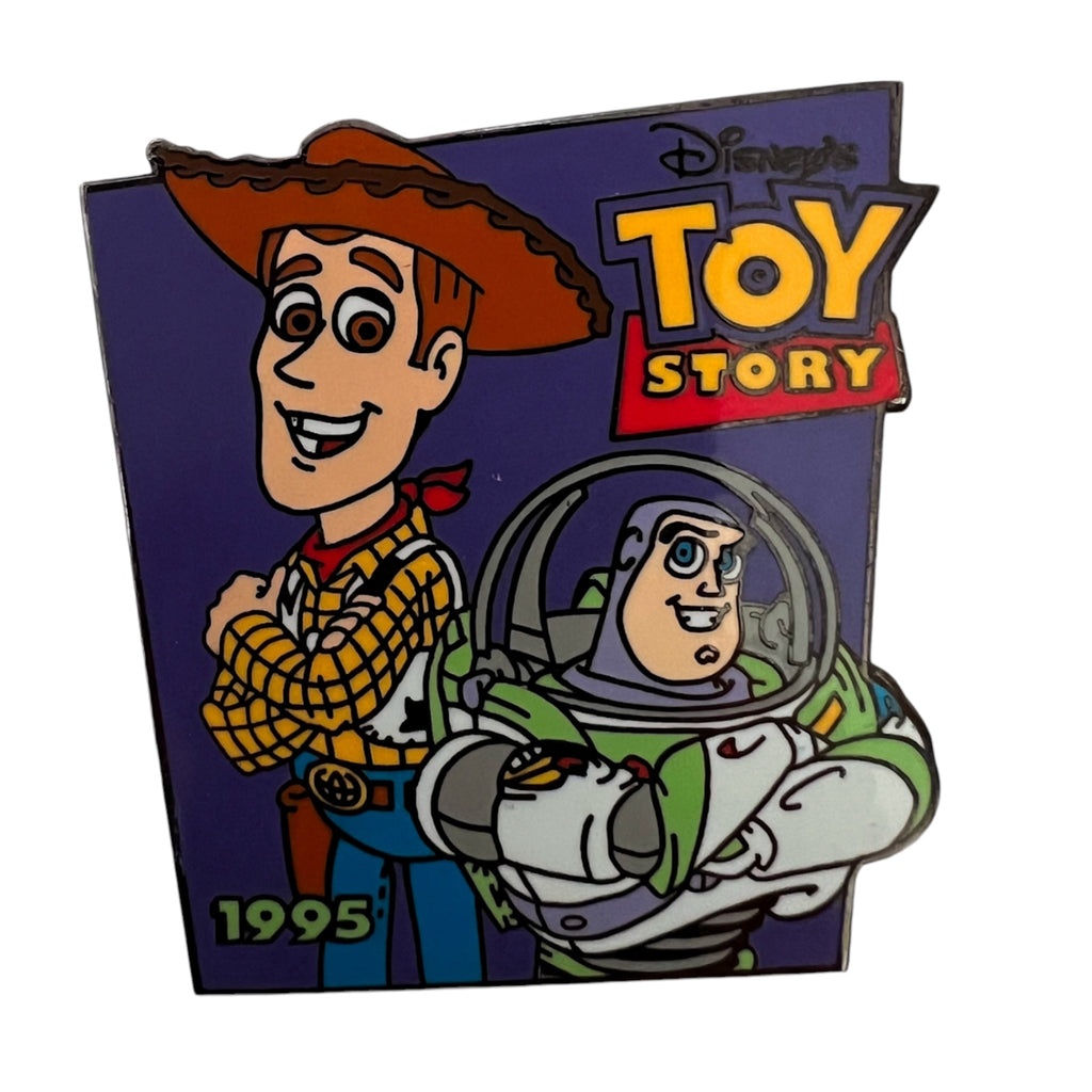 Disney Toy Story Woody & Buzz Lightyear 1995 Countdown to Millennium Pin