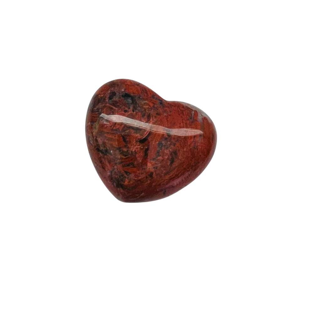 Rainbow Jasper Heart Stone