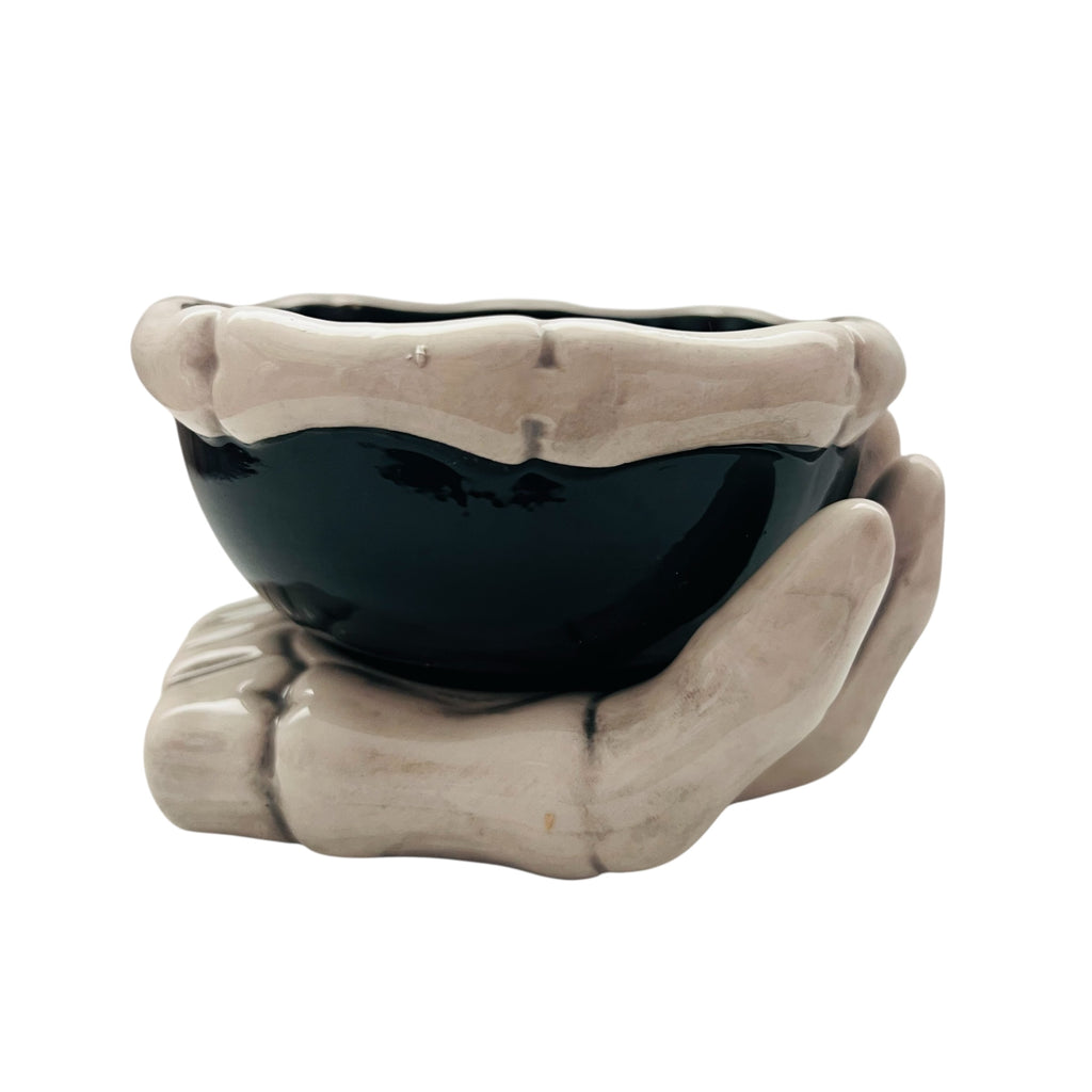 Ashland Skeleton Hand Black Bowl
